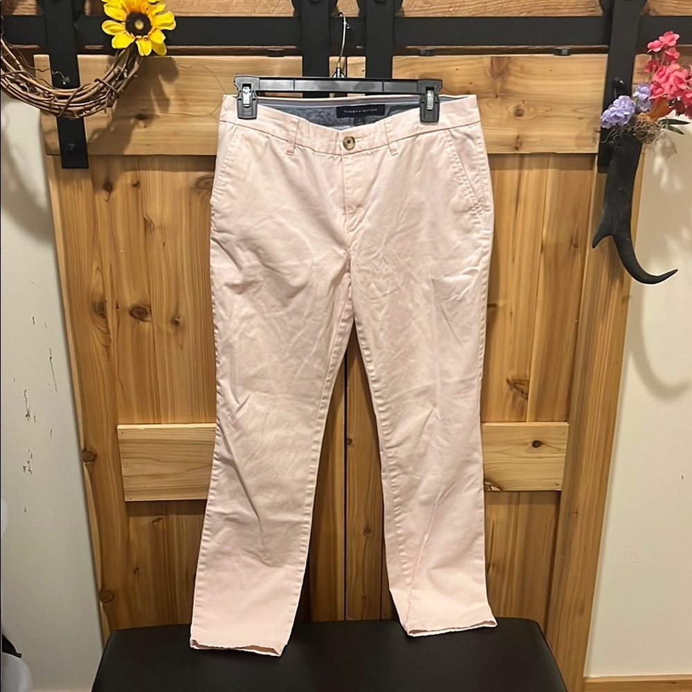 Tommy Hilfiger Light Pink Straight Leg Pants